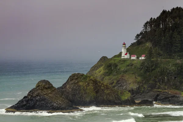 Heceta Head Historic Oregon Lighthouse — Stock Photo, Image