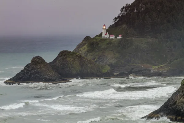 Heceta Head Historic Oregon Lighthouse — Stock Photo, Image