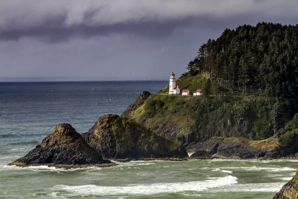 Heceta cabeça histórica Oregon farol — Fotografia de Stock