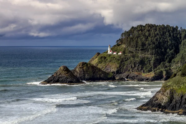 Heceta głowy Oregon zabytkowej latarni — Zdjęcie stockowe