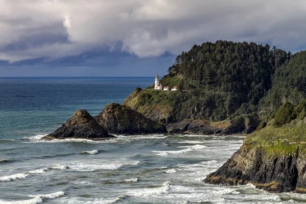 Heceta hlava historické Oregon maják — Stock fotografie