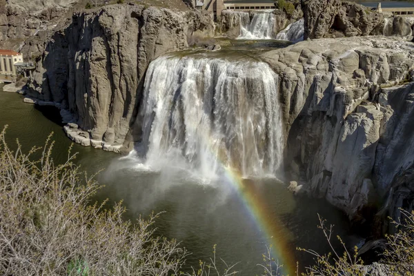 Shoshone valt in tweeling valt idaho — Stockfoto