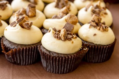 Ekranda çeşitli Cupcakes
