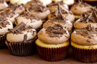 Ekranda çeşitli Cupcakes