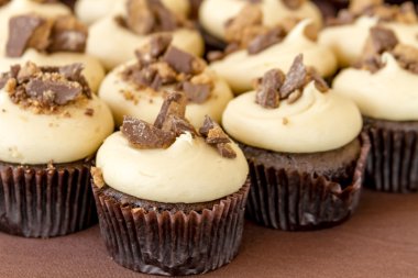 Ekranda çeşitli Cupcakes