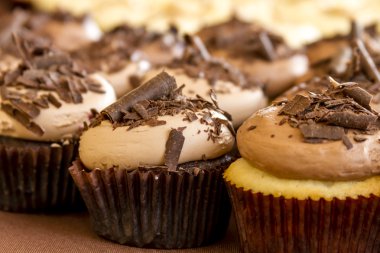 Ekranda çeşitli Cupcakes