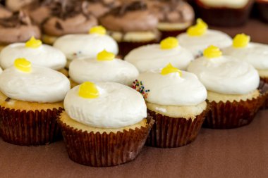 Ekranda çeşitli Cupcakes