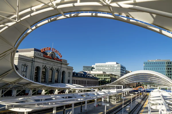 Denver Union Station Train Depot — Stock Photo, Image