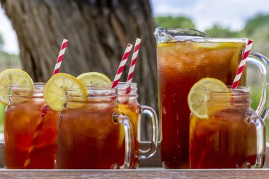 Grand Junction, Colorado'da piknik buzlu çay