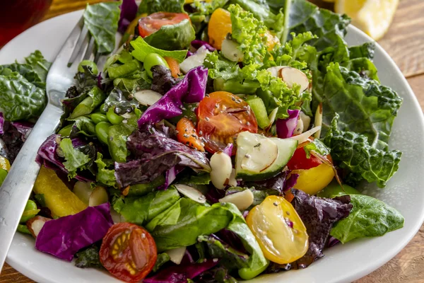 Super comida orgânica Salada vegetariana — Fotografia de Stock