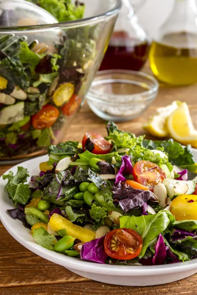 Organic Super Food Vegetarian Salad — Stock Image Organic Super Food Vegetarian Salad Royalty Free Stock Images