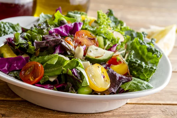 Organic Super Food Vegetarian Salad — Stock Image Organic Super Food Vegetarian Salad Royalty Free Stock Photos