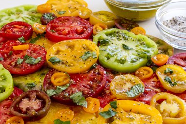 Asma ripe domates çeşitleri dilim