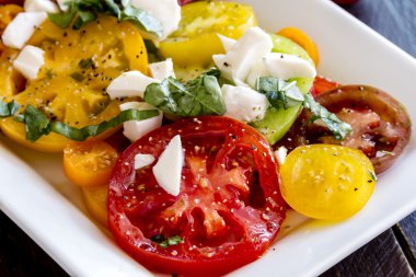 Asma ripe domates çeşitleri dilim