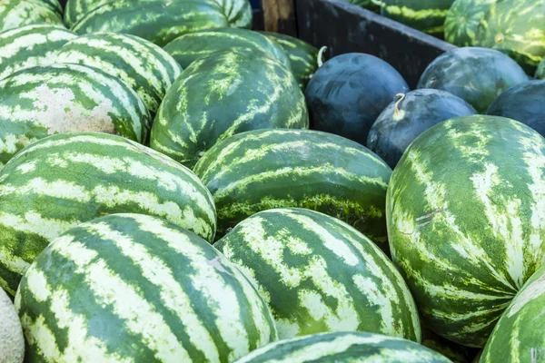 Fresh Organic Fruits and Vegetables at Farmers Market — Stock Photo, Image