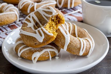 Ev yapımı fırında tarçın kabak çörek