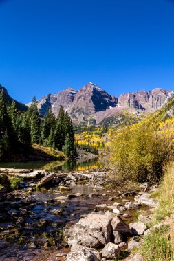 Morning at Maroon Bells Aspen CO clipart