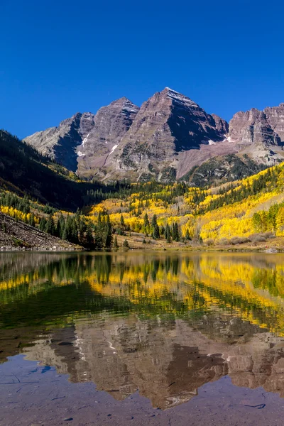 Matin à Maroon Bells Aspen CO — Photo