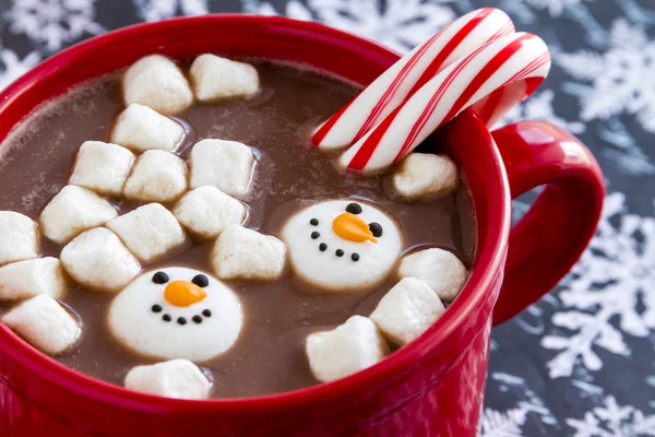 热巧克力糖果和饼干 — 图库照片