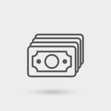 para ince çizgi simgesi