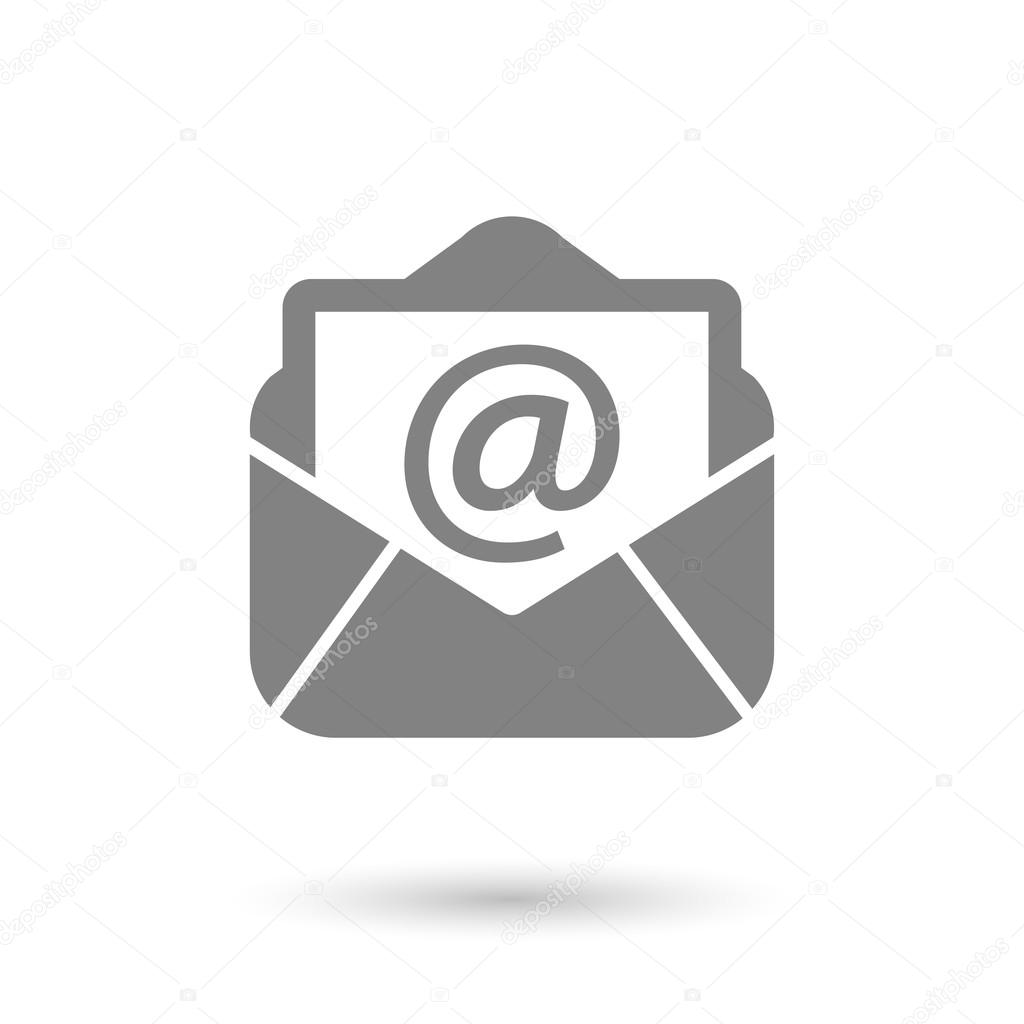 flat mail icon background