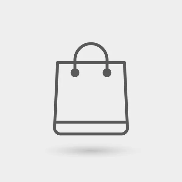 Tarjeta de regalo icono de línea delgada — Vector de stock
