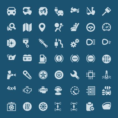 Iconset otomobil mavi