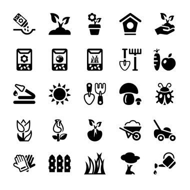 Bahçe Icons set