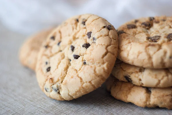 Baked Cookies Chocolate Chips — Stock Photo, Image