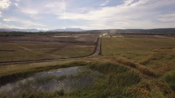 Preparación del sitio para la construcción — Vídeo de stock