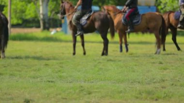 Rus Kazakları binicilik şekillendirme prova