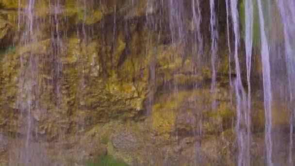 Picturesque Waterfall Dzhur Dzhur In Motion — Stock Video