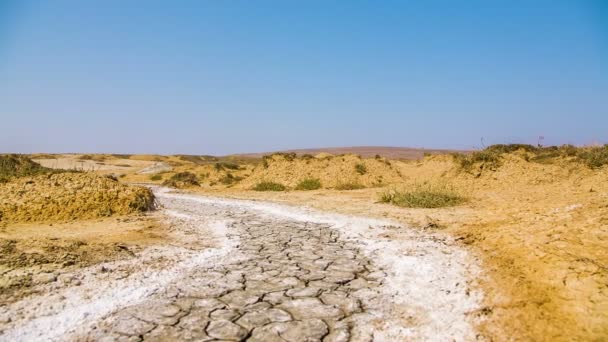 Paisagem estéril na Crimeia — Vídeo de Stock