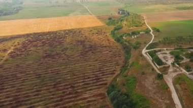Tarım alanları ve yerleşim sıkıcı gün