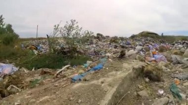 Arazi dışında City atıkların büyük döküm