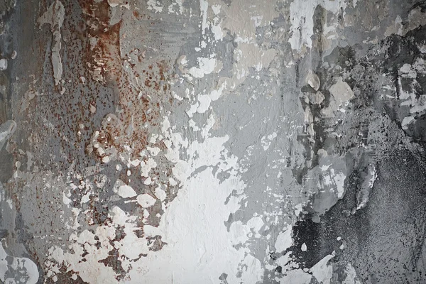 Výstřední městské pozadí staré cihly více než 100 let výstřední textura vinobraní šedou betonovou zeď — Stock fotografie