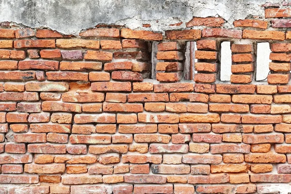 Grungy urban bakgrund av en tegelsten gamla mer än 234 år grungy textur grå betongmur konsistens — Stockfoto