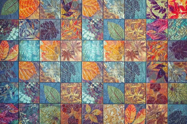 Eski duvar desenleri el sanatları Tayland parklar kamu gelen seramik.