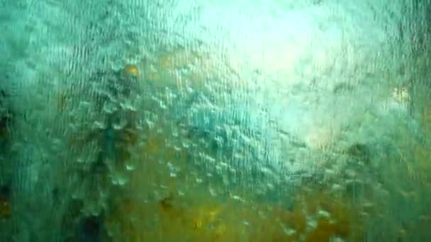 1080超低速の水のカーテンを閉じる水抽象的な背景 — ストック動画