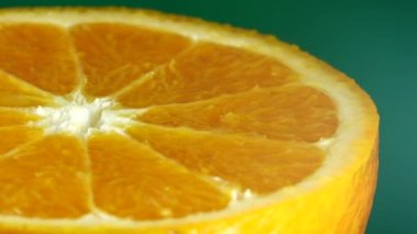 4K Üst Görünüm Portakal Meyvesi Döndürme Dekopon portakalı veya sumo Mandarin ile