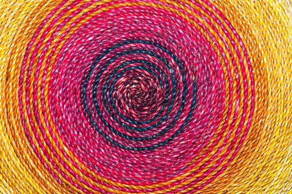 カラフルなロープの手作り質感 — ストック写真