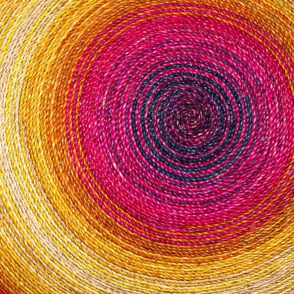 Färgglada rep handgjorda textur — Stockfoto