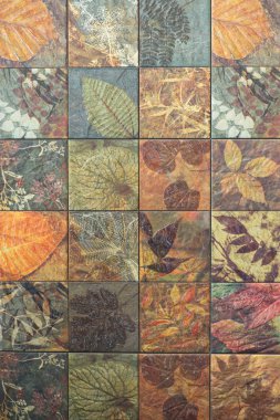 Eski duvar desenleri el sanatları Tayland kamu dan seramik.