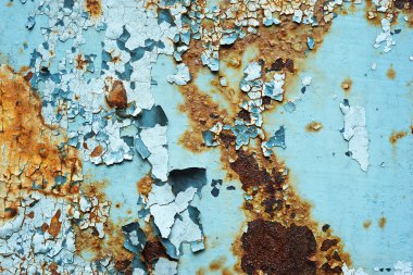 soyut aşınmış renkli duvar kağıdı grunge arka plan paslı demir sanatsal duvar soyulması boya.