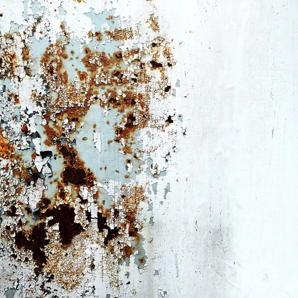 Abstrato corroído colorido papel de parede grunge fundo ferro enferrujado parede artística descascamento pintura . — Fotografia de Stock