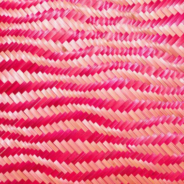 Dokuma bambu desen çanta ve topluluk Indentity geçen sepetçilik kapatın