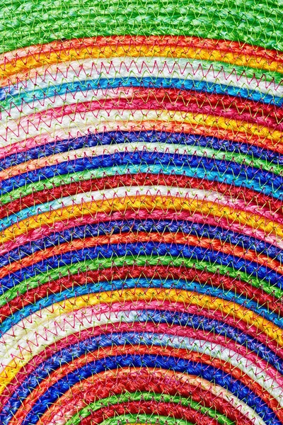 Krásné barevné sisalové tkané vlněný koberec přírodní taška fations taxtures & pozadí — Stock fotografie