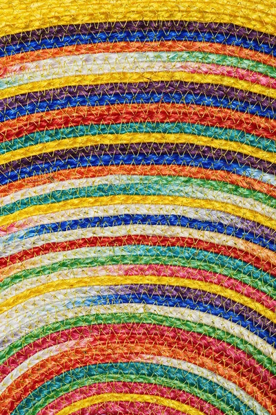 Tapis en laine de sisal tissé coloré taxtures & fond — Photo