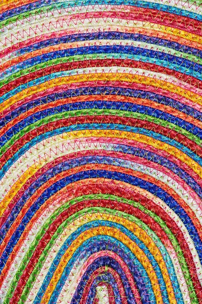 Renkli dokuma sisal yün halı taxtures ve arka plan