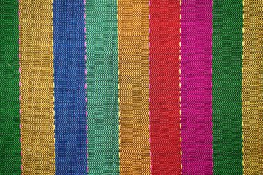 Renkli Tay el sanatları Perulu stil halı yüzeye yakın bu motifi birkaçı daha fazla Tekstil Perulu şerit güzel arka plan detay desen Arapça moda Tekstil.